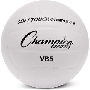 image:imageChampion Sports Official Synthetic Leather VolleyballWhite