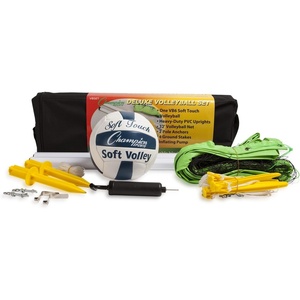 image:imageChampion Sports Outdoor Game Sets  Volleyball Badminton Tetherball Bocce amp CroquetBackyard and Beach Volleyball Set
