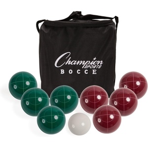 image:imageChampion Sports Outdoor Game Sets  Volleyball Badminton Tetherball Bocce amp CroquetBocce Ball