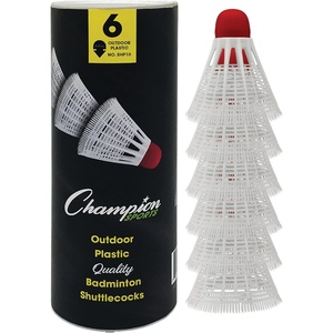 image:imageChampion Sports Plastic Shuttlecocks for Outdoor Play