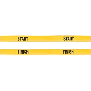 image:imageChampion Sports Poly Start and Finish Line Set 48 Inch  Indoor and Outdoor Rated with Hi Visibility Optic Yellow Line with Black Letters