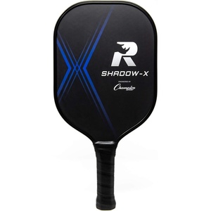 image:imageChampion Sports Rhino Pickleball Paddles Indoor or Outdoor Pickleball Paddles in Wood Aluminum Fiberglass Graphite  Multiple StylesRhino ShadowX Fiberglass