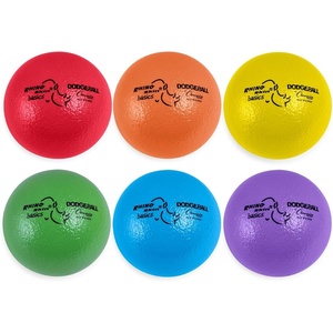 image:imageChampion Sports Rhino Skin Dodgeball Set  6 Soft Foam Balls with Durable Coating 6 or 7 for Gym Playground Play6 Set of 6