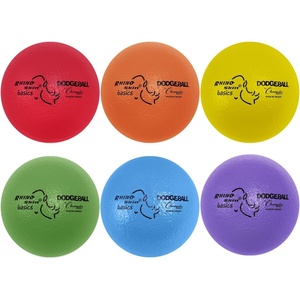 image:imageChampion Sports Rhino Skin Dodgeball Set  6 Soft Foam Balls with Durable Coating 6 or 7 for Gym Playground Play7 Set of 6