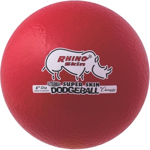 image:imageChampion Sports Rhino Skin Ultramax Dodgeballs6 Single  Red