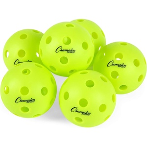 image:imageChampion Sports Roto Molded Outdoor Pickleball Ball SetTournament Indoor USAPA Approved  Welded Seams