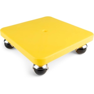 image:imageChampion Sports Scooter Board  Choice of Handles or No Handles Durable Plastic Scooters for Youth Gym amp PE Class Indoor amp Outdoor Play NonMarring Wheels Multiple Sizes amp ColorsAssorted Yellow or Blue