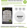 image:imageChampion Sports 3 Star Table Tennis Ball Pack  Tournament Size 40mm Seamless CTTA amp ITTA ApprovedBox of 38 White
