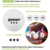 image:imageChampion Sports 3 Star Table Tennis Ball Pack  Tournament Size 40mm Seamless CTTA amp ITTA ApprovedPack of 6 White