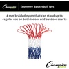image:imageChampion Sports 4mm  50gm  Basketball Net  Braided Nylon  RedWhiteBlue