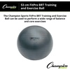 image:imageChampion Sports 53CM FITPRO BRT Training amp Exercise Ball Grey