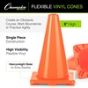 image:imageChampion Sports 9 High Visibility Flexible Vinyl Cone Orange