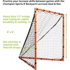 image:imageChampion Sports Backyard Lacrosse GoalOrange with Black Net