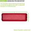 image:imageChampion Sports Bowling Pin Backstop Sporting Goods Equipment for Training amp Family Games