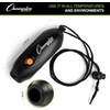 image:imageChampion Sports Electronic Hand Whistle Three Tonefor Sports Coach Referee PE Teacher Lifeguard amp Personal Use Push Button Handheld Indoor and Outdoor Adjustable Volume and Wrist Strap Black