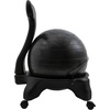 image:imageChampion Sports Exercise Ball Chair FitPro Balance Ball Chair with Wheels and Back Support for Home or Office Use  Includes Hand Pump  Black