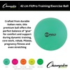 image:imageChampion Sports Exercise Stability Balance Ball 42 cm Green  Premium Quality PopResistant Gym Medicine Balls for Strength and Core Training Rehab Workout Pilates Pregnancy Stretching