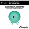 image:imageChampion Sports FitPro amp Maxafe Sitsolution Stability Balls  Balance Core amp Strength Exercise Ball for Home Gym or Office Workouts  Durable BurstResistant Fitness BallGreen