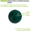 image:imageChampion Sports Foam Bowling Ball 5 lb Rhino Skin Soft Balls for Training amp Kids Games Green