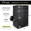 image:imageChampion Sports Foam Plyometric Box Black  Durable Jump Boxes for Training with Handles Hook and Loop Flaps  Stackable Plyo Box Jumps for Gym  Multiple SizesSingle Box  6 Black