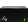 image:imageChampion Sports Foam Plyometric Box Black  Durable Jump Boxes for Training with Handles Hook and Loop Flaps  Stackable Plyo Box Jumps for Gym  Multiple SizesSingle Box  18 Black