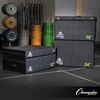 image:imageChampion Sports Foam Plyometric Box Black  Durable Jump Boxes for Training with Handles Hook and Loop Flaps  Stackable Plyo Box Jumps for Gym  Multiple SizesSingle Box  6 Black
