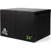 image:imageChampion Sports Foam Plyometric Box Black  Durable Jump Boxes for Training with Handles Hook and Loop Flaps  Stackable Plyo Box Jumps for Gym  Multiple SizesSingle Box  24 Black