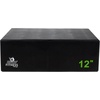 image:imageChampion Sports Foam Plyometric Box Black  Durable Jump Boxes for Training with Handles Hook and Loop Flaps  Stackable Plyo Box Jumps for Gym  Multiple SizesSingle Box  12 Black