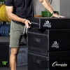 image:imageChampion Sports Foam Plyometric Box Black  Durable Jump Boxes for Training with Handles Hook and Loop Flaps  Stackable Plyo Box Jumps for Gym  Multiple SizesSingle Box  24 Black