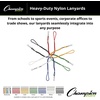 image:imageChampion Sports Heavy Nylon Lanyards  Green 1 dozen