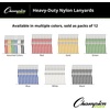 image:imageChampion Sports Heavy Nylon Lanyards  Green 1 dozen