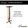 image:imageChampion Sports Jump Rope Cart 23 InchL X 23 InchW X 65 Inch H