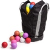 image:imageChampion Sports Lacrosse Ball Bag Nylon Sports Training Tote for Lacrosse Baseball and TennisGrayBlack