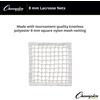 image:imageChampion Sports Lacrosse Goal Net  4mm Official Size White Nylon Net Replacement Pack of 28mm White Pack of 2