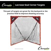 image:imageChampion Sports Lacrosse Goal Target  Available in Multiple DesignsCorner Goal Targets