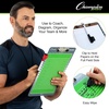 image:imageChampion Sports Large amp XL Dry Erase Board For Coaching  Whiteboards for Strategizing Techniques Plays  2Sided Boards with Front Side Full Field  Backside Half Field and LineupFootball