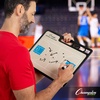 image:imageChampion Sports Large amp XL Dry Erase Board For Coaching  Whiteboards for Strategizing Techniques Plays  2Sided Boards with Front Side Full Field  Backside Half Field and LineupBasketball