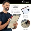 image:imageChampion Sports Large amp XL Dry Erase Board For Coaching  Whiteboards for Strategizing Techniques Plays  2Sided Boards with Front Side Full Field  Backside Half Field and LineupVolleyball