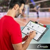 image:imageChampion Sports Large amp XL Dry Erase Board For Coaching  Whiteboards for Strategizing Techniques Plays  2Sided Boards with Front Side Full Field  Backside Half Field and LineupVolleyball