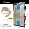 image:imageChampion Sports Large amp XL Dry Erase Board For Coaching  Whiteboards for Strategizing Techniques Plays  2Sided Boards with Front Side Full Field  Backside Half Field and LineupBasketball