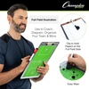 image:imageChampion Sports Large amp XL Dry Erase Board For Coaching  Whiteboards for Strategizing Techniques Plays  2Sided Boards with Front Side Full Field  Backside Half Field and LineupLacrosse