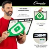 image:imageChampion Sports Large amp XL Dry Erase Board For Coaching  Whiteboards for Strategizing Techniques Plays  2Sided Boards with Front Side Full Field  Backside Half Field and LineupBaseballSoftball