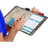 image:imageChampion Sports Large amp XL Dry Erase Board For Coaching  Whiteboards for Strategizing Techniques Plays  2Sided Boards with Front Side Full Field  Backside Half Field and LineupBasketball