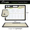 image:imageChampion Sports Large amp XL Dry Erase Board For Coaching  Whiteboards for Strategizing Techniques Plays  2Sided Boards with Front Side Full Field  Backside Half Field and LineupVolleyball