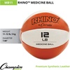image:imageChampion Sports Leather Medicine Balls  Durable Weighted Balls for Strength Core amp Conditioning TrainingOrange 1112 lbs