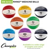 image:imageChampion Sports Leather Medicine Balls  Durable Weighted Balls for Strength Core amp Conditioning TrainingOrange 1112 lbs
