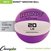 image:imageChampion Sports Leather Medicine Balls  Durable Weighted Balls for Strength Core amp Conditioning TrainingPurple 1920 lbs