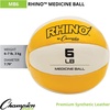 image:imageChampion Sports Leather Medicine Balls  Durable Weighted Balls for Strength Core amp Conditioning TrainingYellow 67 lbs