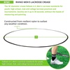 image:imageChampion Sports Mens Lacrosse Crease Rhino Flex Portable Lacrosse Goal Crease  18 Diameter All Weather Crease with Weights Stakes and Carry BagMens  18 Foot Diameter Black