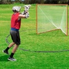 image:imageChampion Sports Mens Lacrosse Crease Rhino Flex Portable Lacrosse Goal Crease  18 Diameter All Weather Crease with Weights Stakes and Carry BagMens  18 Foot Diameter Black